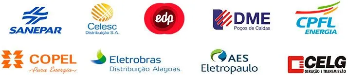 Homologado pelas principais companhias de energia do Brasil